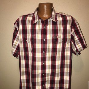 CARHARTT Brand Pearl Snap Shirt 2XL Western